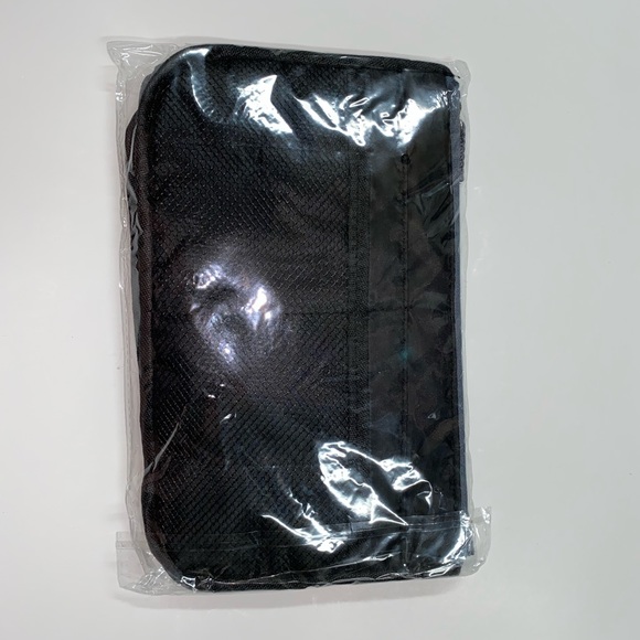 2 for $29! | Y2K Nylon Purse Insert ORGANIZER |+ pockets/zippers | red or black - Picture 11 of 14